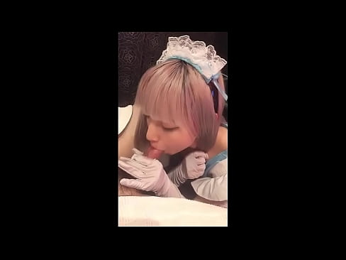 ❤️ Japāņu elks [mayuka], franču kalpones tērps, 1. daļa, minets un džerkstēšana ar losjonu ❤️❌ Kvalitatīvs sekss pie mums